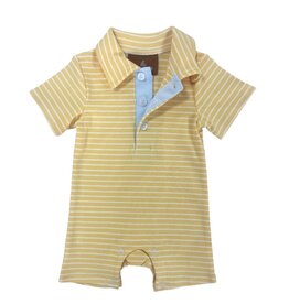 Millie Jay Millie Jay- Copper Romper: Yellow Stripe