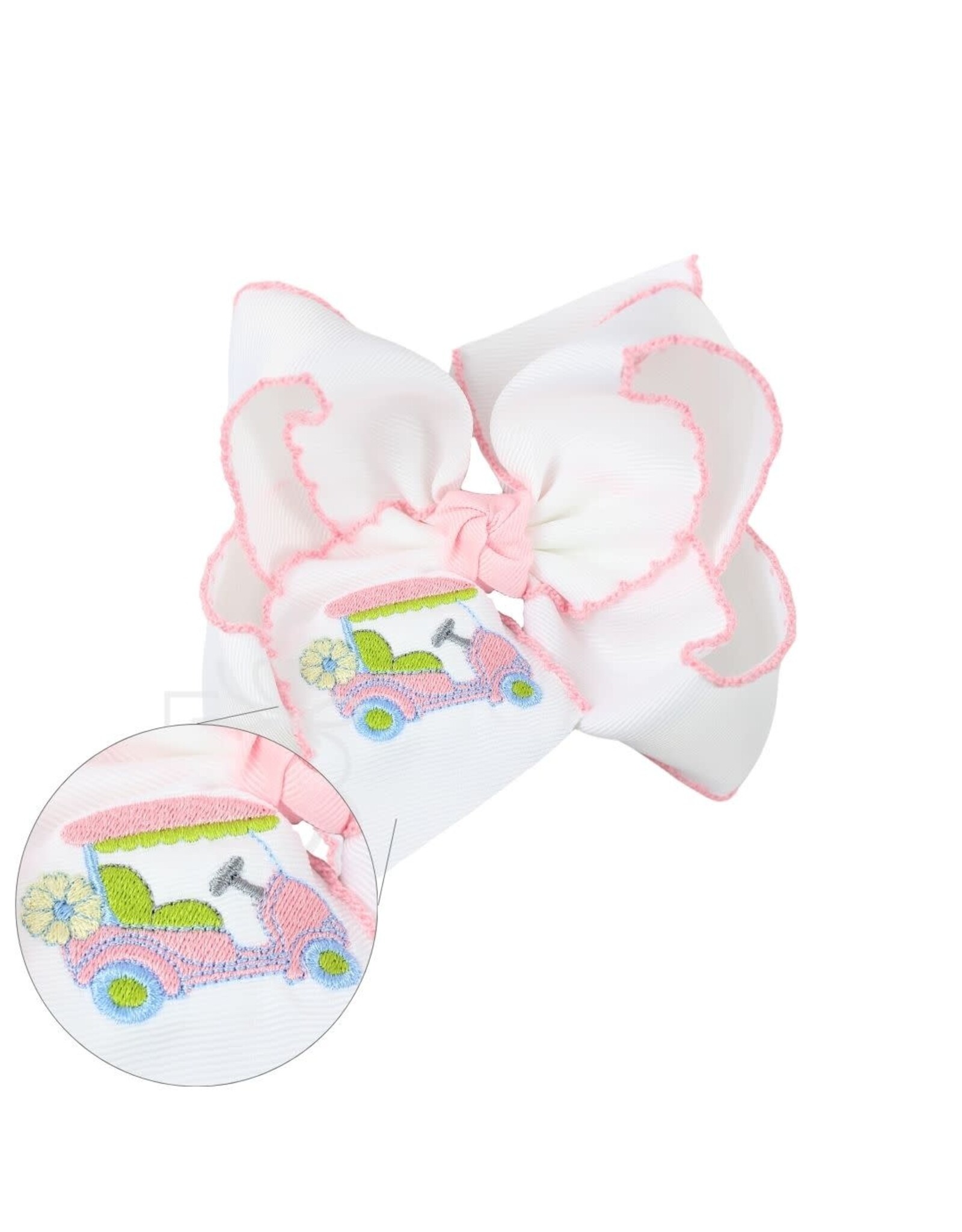 Beyond Creations Beyond Creations - Emb Gof Cart Crochet Edge. 5.5