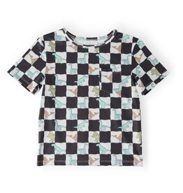 Mila & Rose Mila & Rose- Dino Checkers S/S Pocket Tee