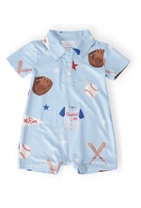 Mila & Rose Mila & Rose- Homerun Polo Shorty One Piece