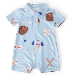 Mila & Rose Mila & Rose- Homerun Polo Shorty One Piece