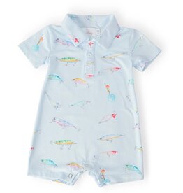 Mila & Rose Mila & Rose- Fish Hook Polo Shorty One Piece