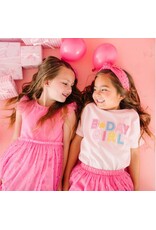 Sweet Wink- Birthday Girl Rhinestone Patch S/S Ballet TShirt