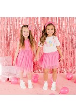 Sweet Wink- Birthday Girl Rhinestone Patch S/S Ballet TShirt