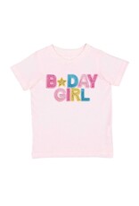 Sweet Wink- Birthday Girl Rhinestone Patch S/S Ballet TShirt
