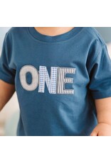 Sweet Wink- One Patchwork Patch S/S Indigo TShirt