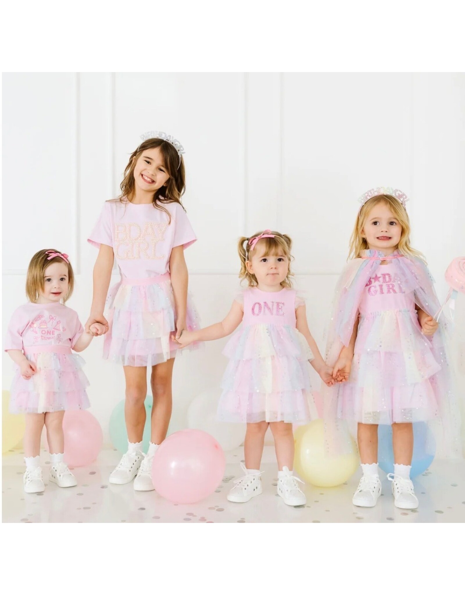 Sweet Wink- Birthday Girl Fairy Dust S/S Tutu Dress
