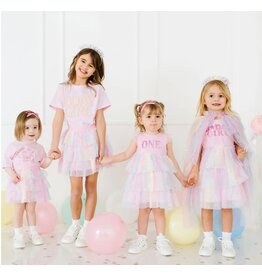 Sweet Wink- Birthday Girl Fairy Dust S/S Tutu Dress