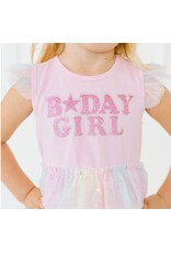 Sweet Wink Sweet Wink- Birthday Girl Fairy Dust S/S Tutu Dress