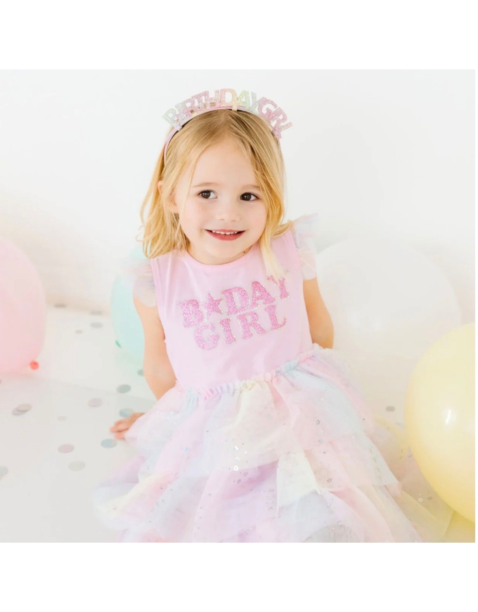 Sweet Wink Sweet Wink- Birthday Girl Fairy Dust S/S Tutu Dress