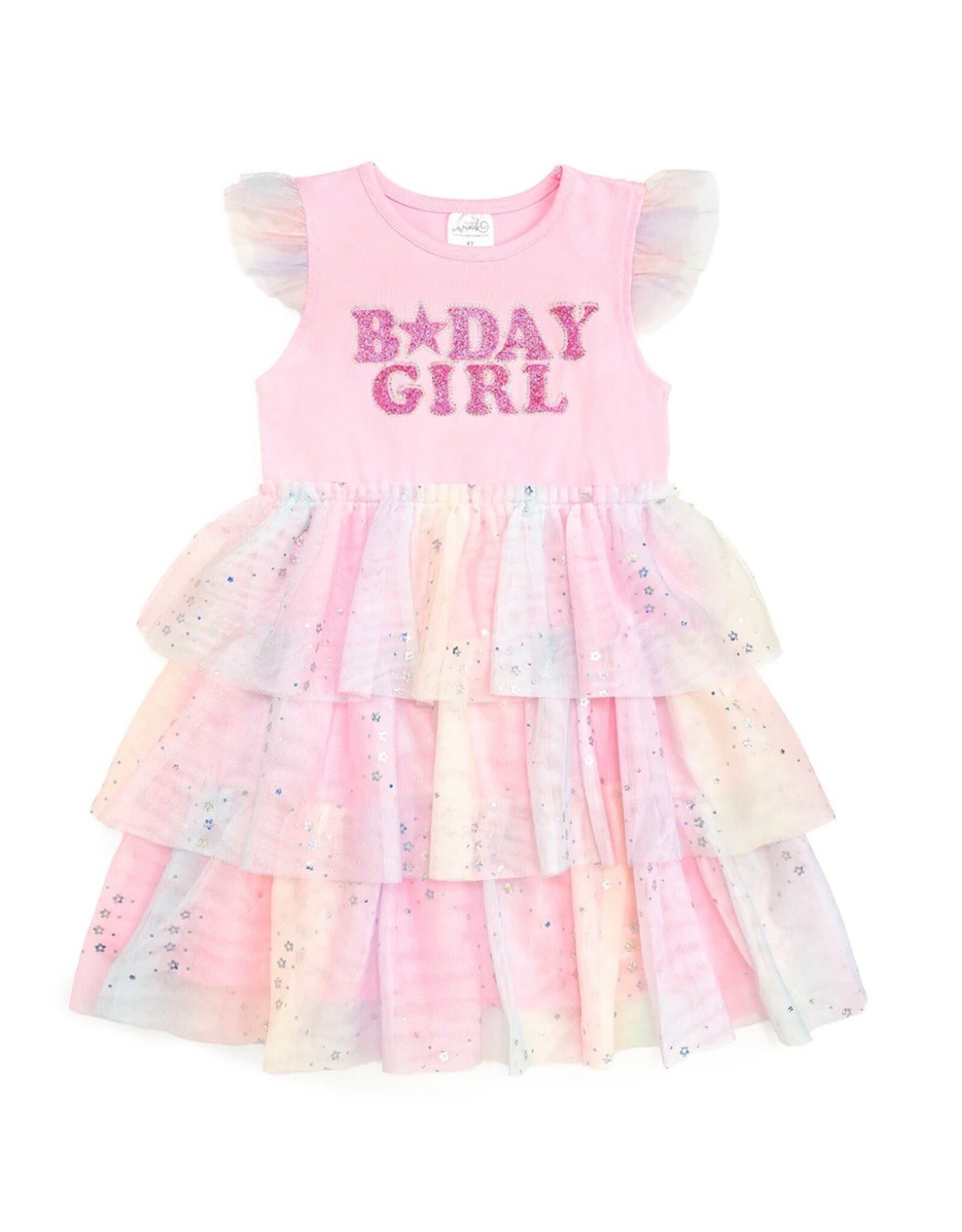 Sweet Wink- Birthday Girl Fairy Dust S/S Tutu Dress