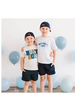 Sweet Wink Sweet Wink- Birthday Boy Checker S/S Ash TShirt