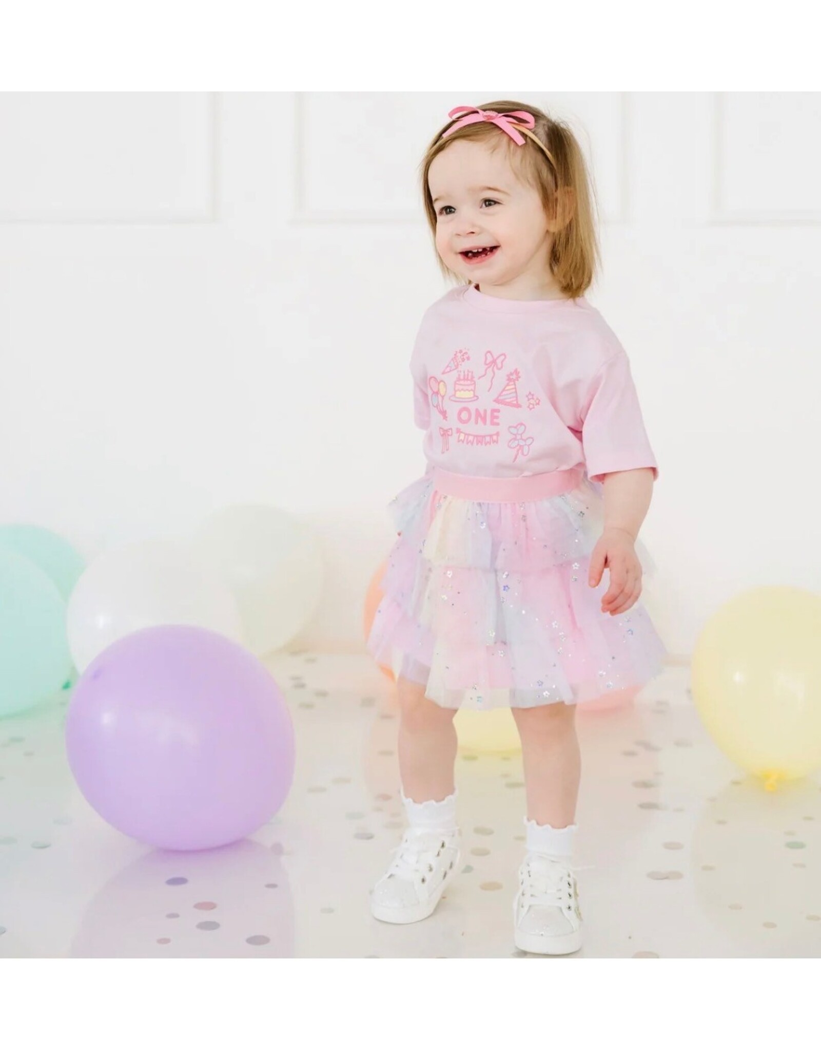 Sweet Wink Sweet Wink- First Birthday Icon S/S Ballet TShirt
