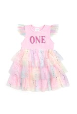 Sweet Wink- First Birthday Fairy DustS/S Tutu Dress