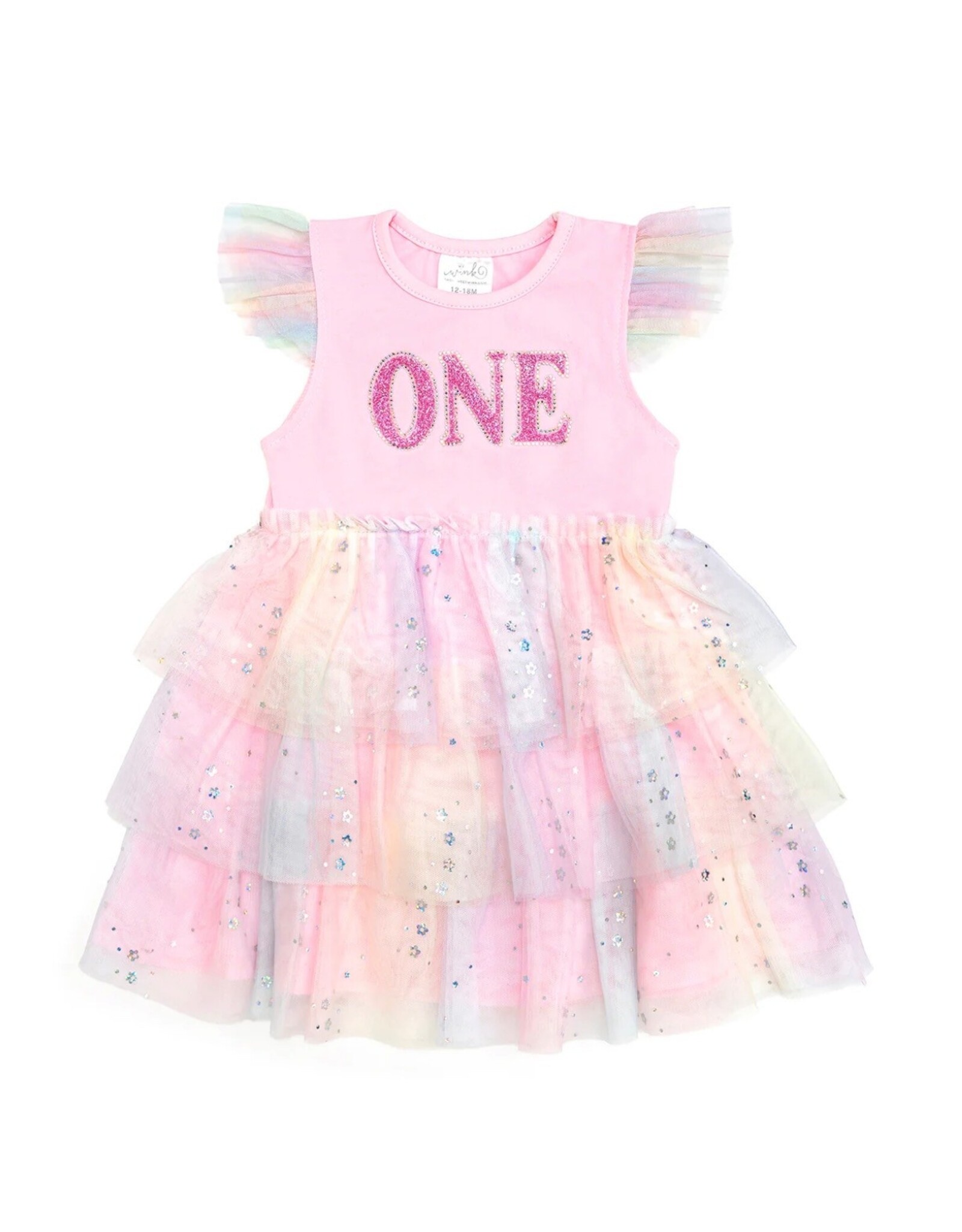Sweet Wink- First Birthday Fairy DustS/S Tutu Dress