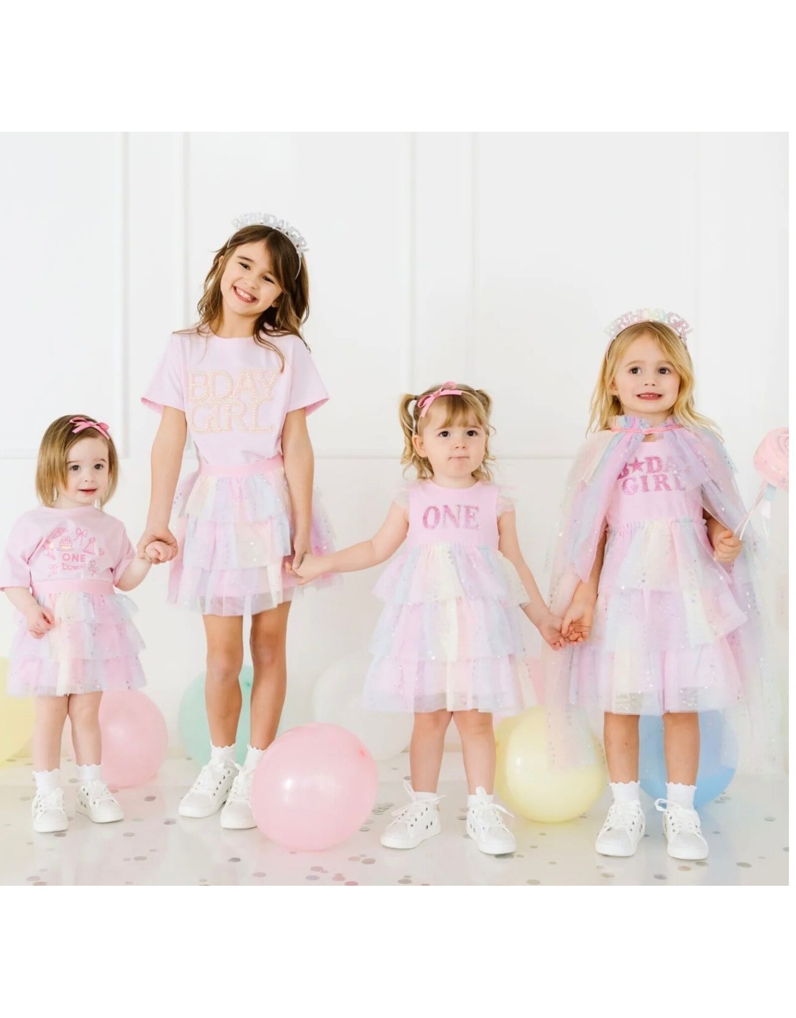 Sweet Wink- First Birthday Fairy DustS/S Tutu Dress