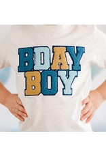 Sweet Wink- Birthday Boy Patch Natural TShirt
