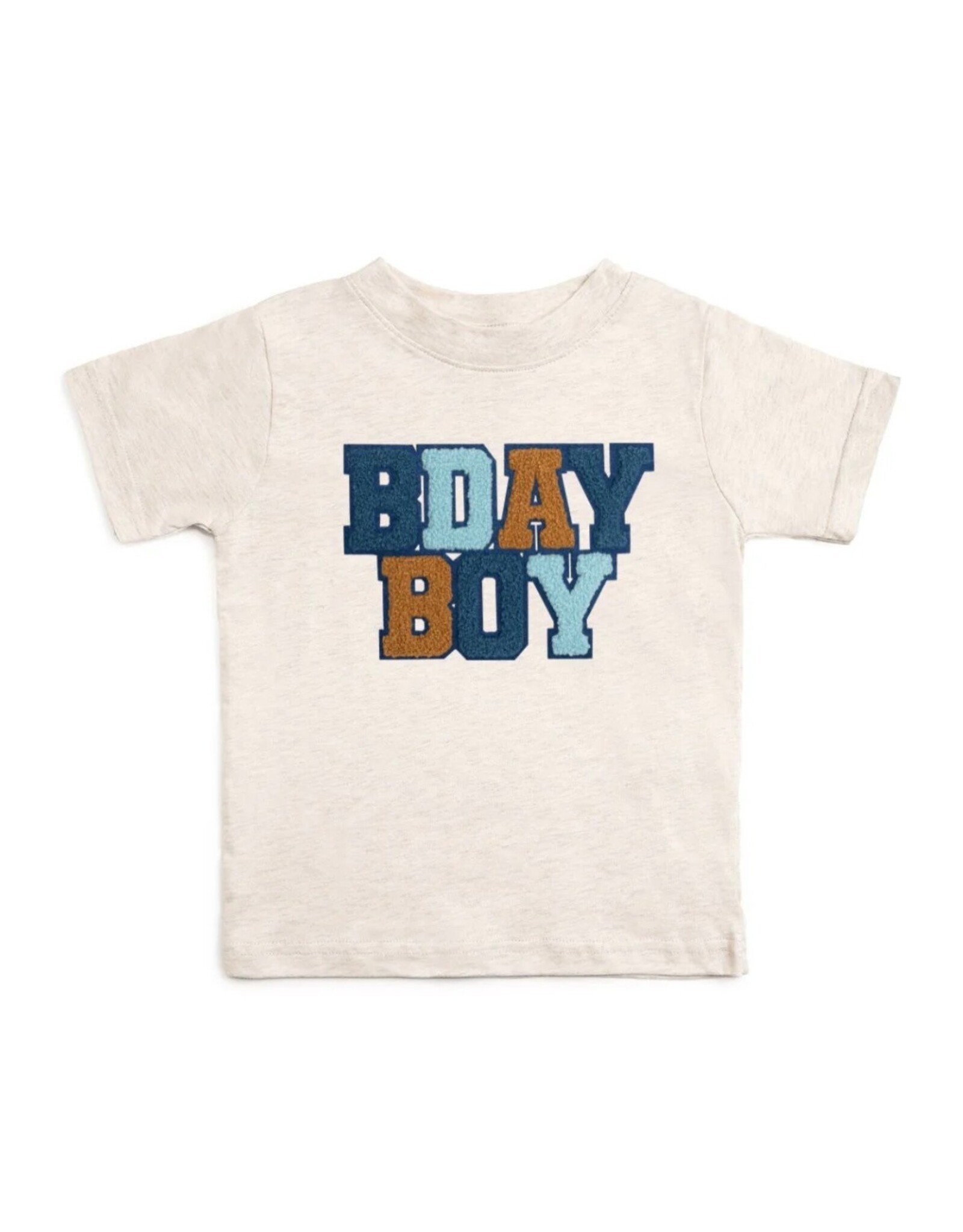 Sweet Wink- Birthday Boy Patch Natural TShirt