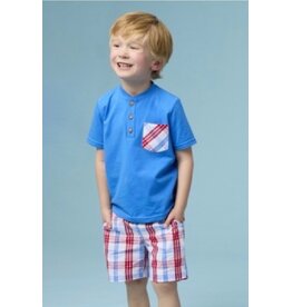 Ruffle Butts Ruffle Butts- Lincoln Plaid Short Set