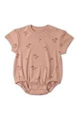 MAKEMAKE Organics MM Organics- Island Palm S/S Bubble Romper