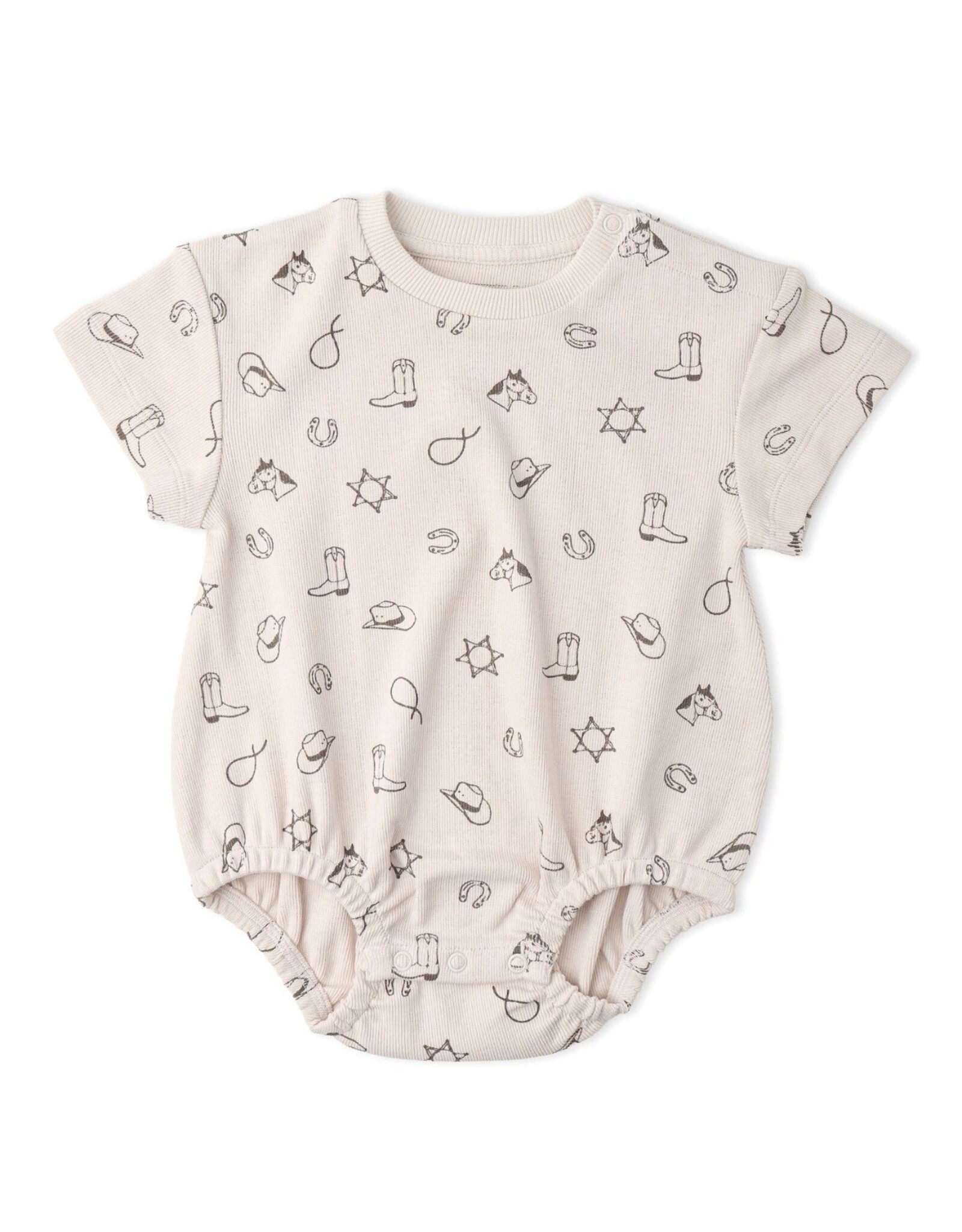 MAKEMAKE Organics MM Organics- Rodeo S/S Bubble Romper