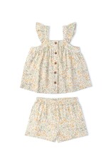 MAKEMAKE Organics MM Organics- Bloomfield Flutter Top & Short Set