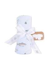 Angel Dear Angel Dear- Fishing Swaddle Blanket