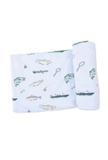 Angel Dear Angel Dear- Fishing Swaddle Blanket
