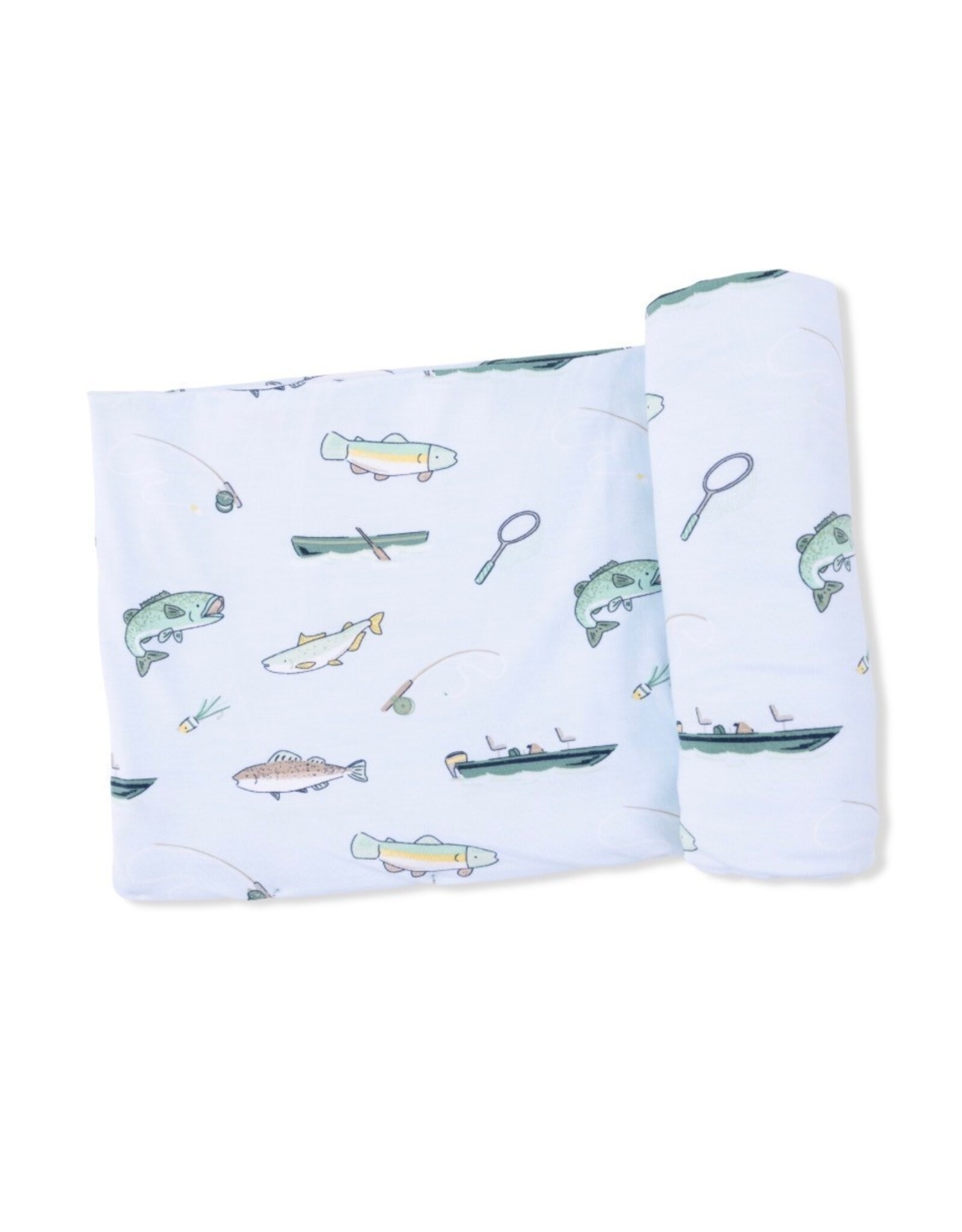 Angel Dear Angel Dear- Fishing Swaddle Blanket