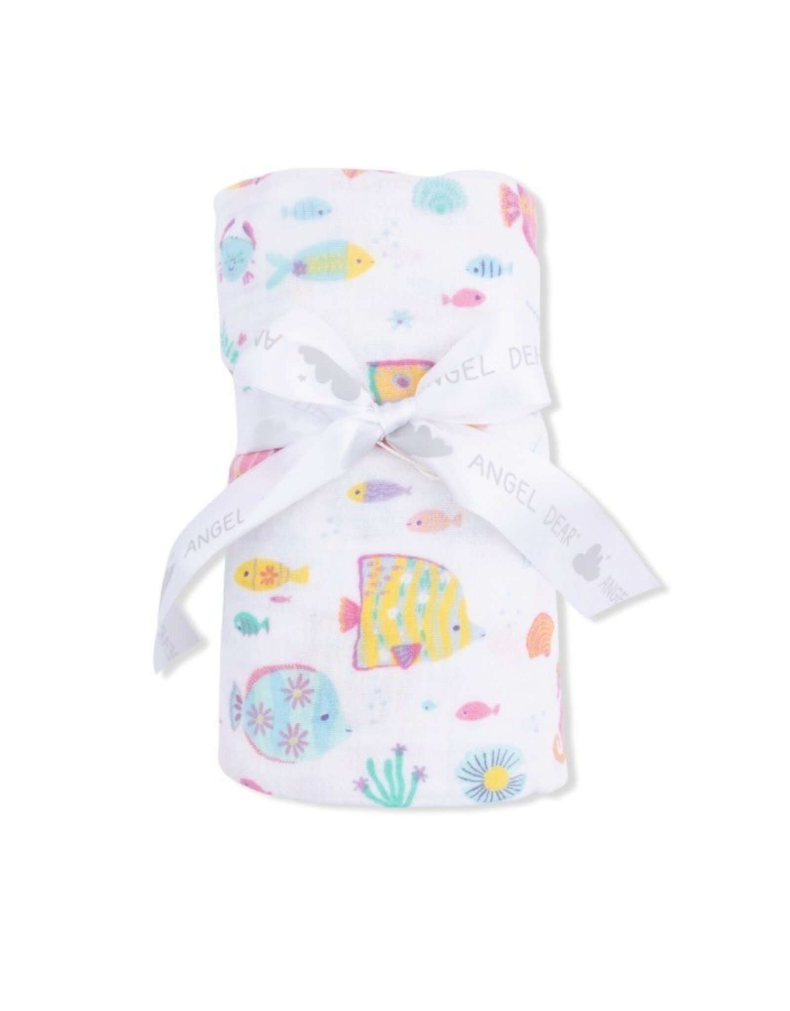 Angel Dear Angel Dear- Sunny Coral Reef Fish Swaddle Blanket