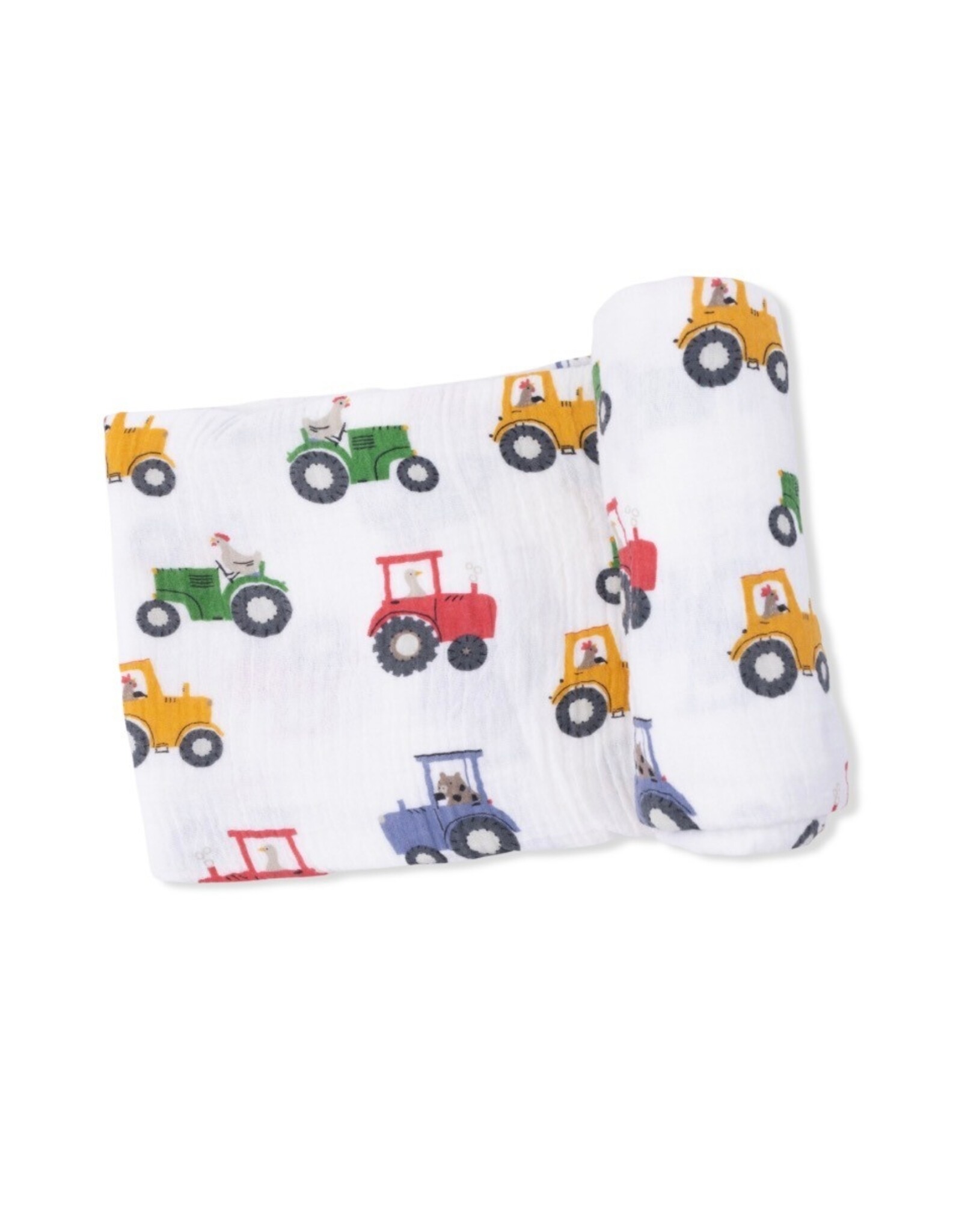 Angel Dear Angel Dear- Tractor Friends Swaddle Blanket