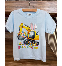 Eggs-Cavator Comfort Colors Youth TShirt