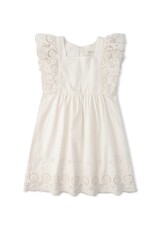 MAKEMAKE Organics MM Organics- Ivory Eyelet Flutter Dress