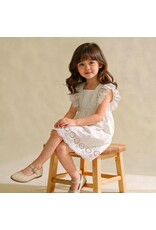 MAKEMAKE Organics MM Organics- Ivory Eyelet Flutter Dress