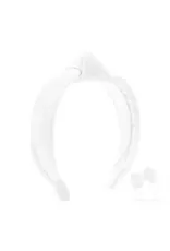Wee Ones- White Seersucker Headband