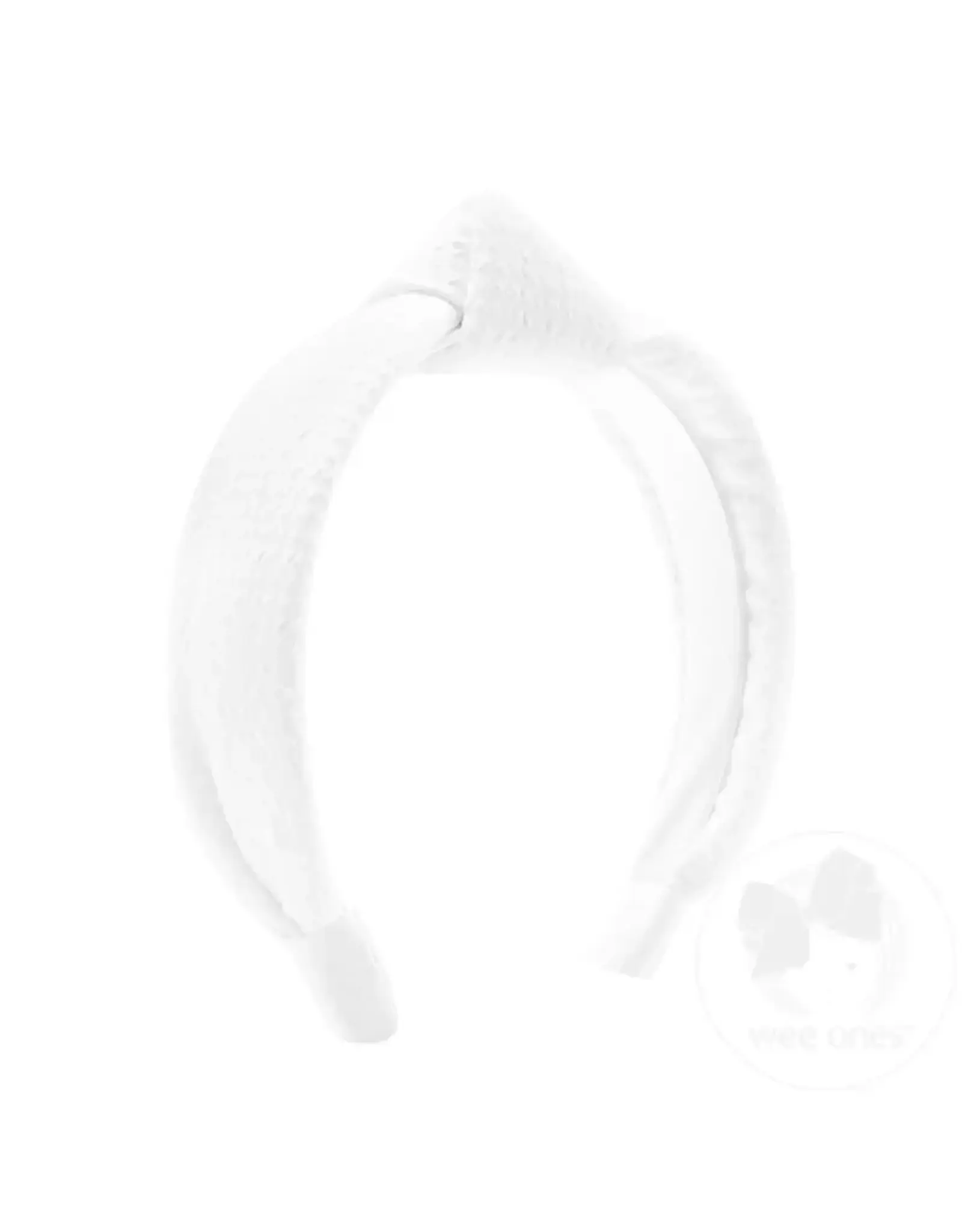 Wee Ones- White Seersucker Headband