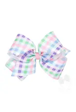 Wee Ones- King Multi Spring Gingham Bow