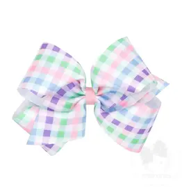 Wee Ones- King Multi Spring Gingham Bow