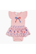 Sweet Wink Sweet Wink- Red, White & Cute S/S Tutu Bodysuit