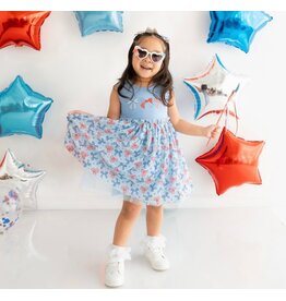 Sweet Wink- Patriotic Bow Tank Tutu Dress