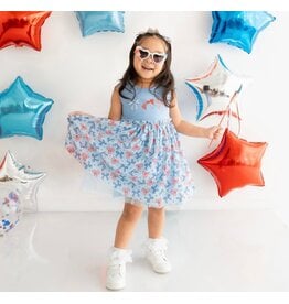 Sweet Wink Sweet Wink- Patriotic Bow Tank Tutu Dress