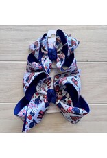 Beyond Creations Beyond Creations- Navy Western Layered Knot Bow