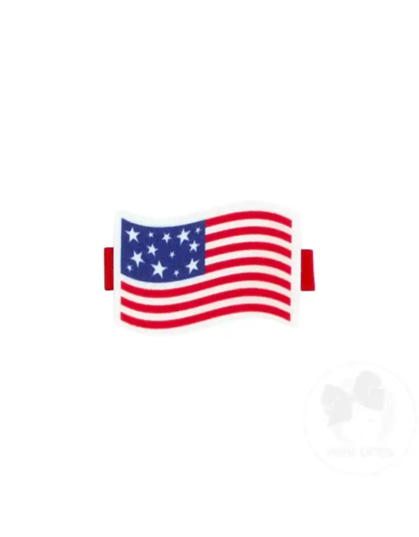 Wee Ones- Flag Badge Clip