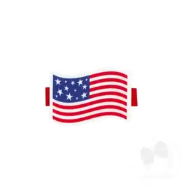 Wee Ones- Flag Badge Clip