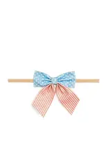 Sweet Wink- Patriotic Cutie Bow Soft Headband