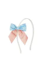 Sweet Wink- Patriotic Cutie Bow Hard Headband