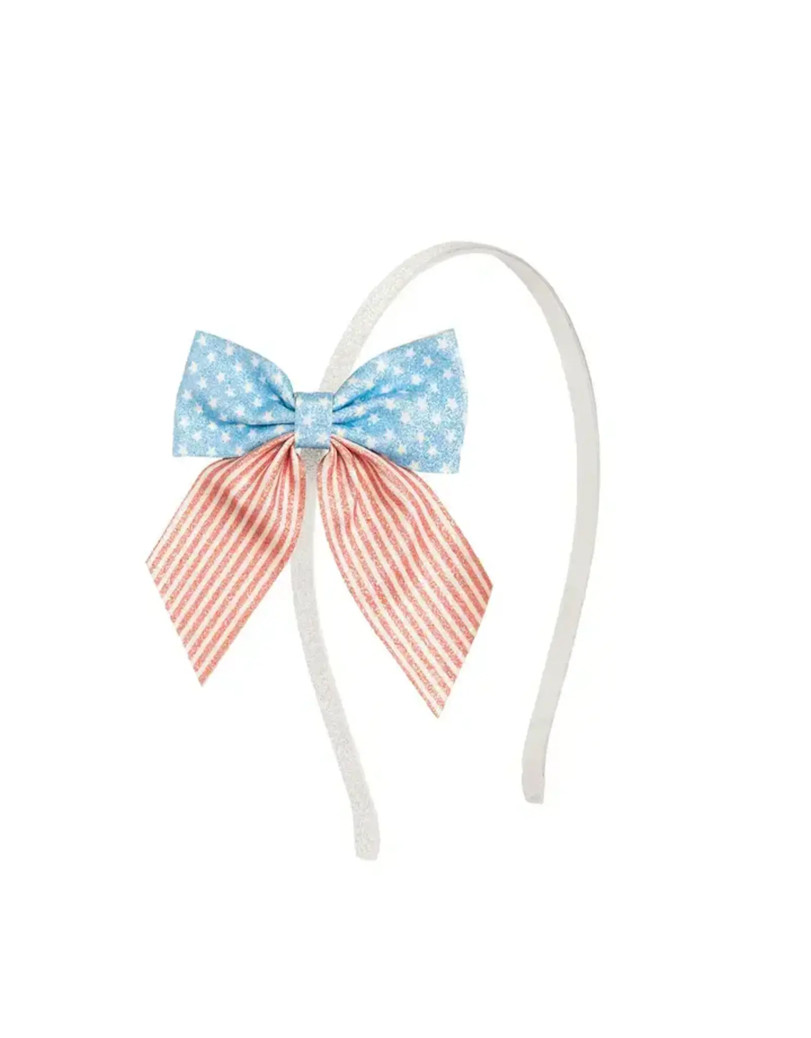 Sweet Wink- Patriotic Cutie Bow Hard Headband