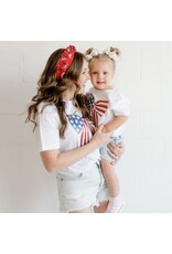 Sweet Wink- Women's Patriotic Cutie Gemstone Headband