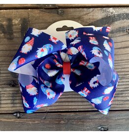 Wee Ones- Patriotic Gnomes King Bow