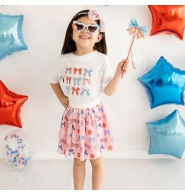 Sweet Wink- Patriotic Cutie S/S Shirt White